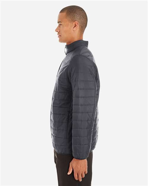 Core 365 CE700T Men's Tall Prevail Packable Puffer - Carbon - model side
