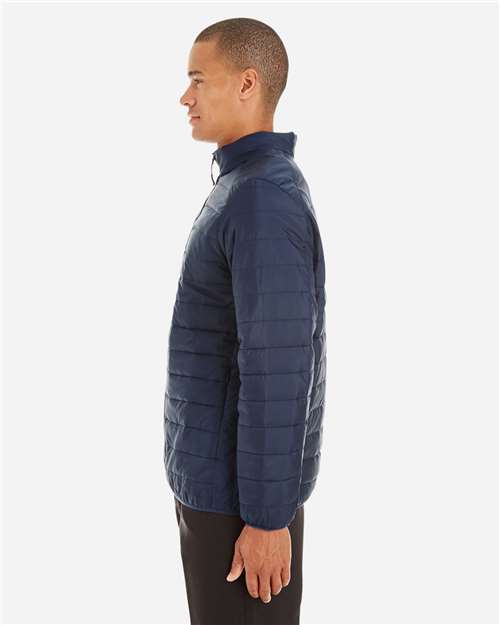 Core 365 CE700T Men's Tall Prevail Packable Puffer - Classic Navy - model side