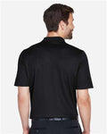Devon & Jones DG20T Men's Tall CrownLux Performance Plaited Polo - Black - model back