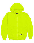 Berne Apparel HVF101 Men's Heritage Thermal-Lined Full-Zip Hooded Sweatshirt - Yellow - front