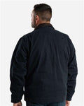 Berne Apparel J374 Men's Highland Washed Gasoline Jacket - Midnight - model back