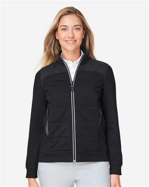 Devon & Jones DG71W Women's New Classics Club Jacket - Black - model front