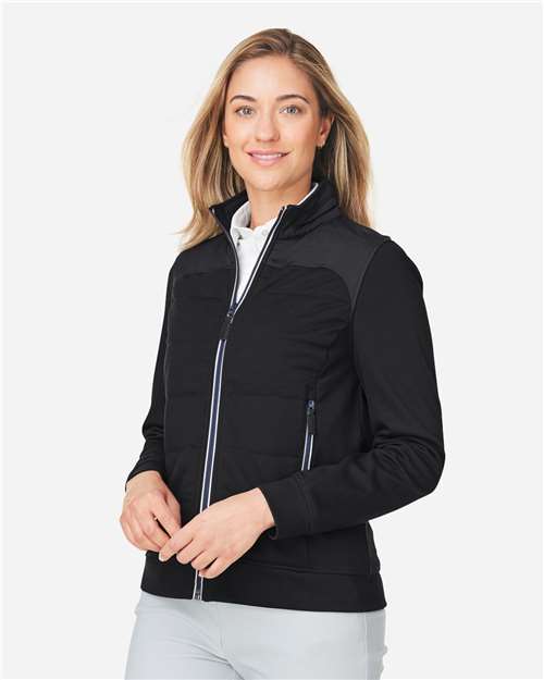 Devon & Jones DG71W Women's New Classics Club Jacket - Black - model side