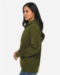 Lane Seven LS14001 Unisex Premium Hoodie Sweatshirt - Army Green - model side