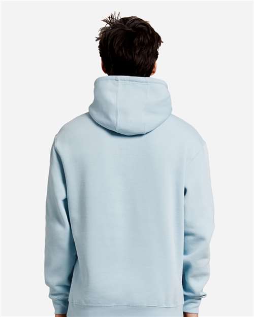 Lane Seven LS14001 Unisex Premium Hoodie Sweatshirt - Blue Mist - model back
