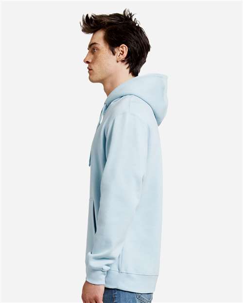 Lane Seven LS14001 Unisex Premium Hoodie Sweatshirt - Blue Mist - model side
