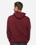Lane Seven LS14001 Unisex Premium Hoodie Sweatshirt - Burgundy - model back