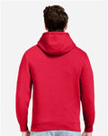 Lane Seven LS14001 Unisex Premium Hoodie Sweatshirt - Cardinal - model back