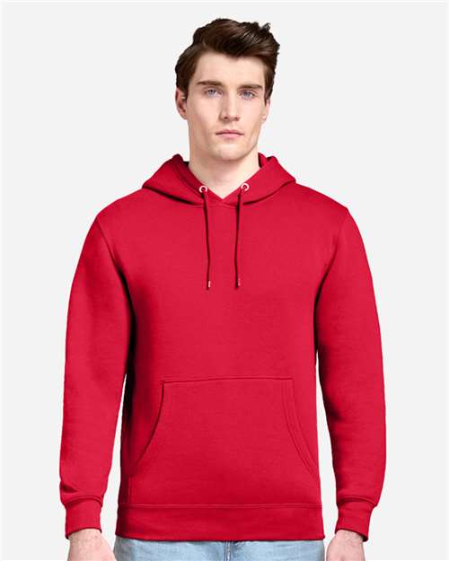 Lane Seven LS14001 Unisex Premium Hoodie Sweatshirt - Cardinal - model front