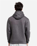 Lane Seven LS14001 Unisex Premium Hoodie Sweatshirt - Charcoal Heather - model back