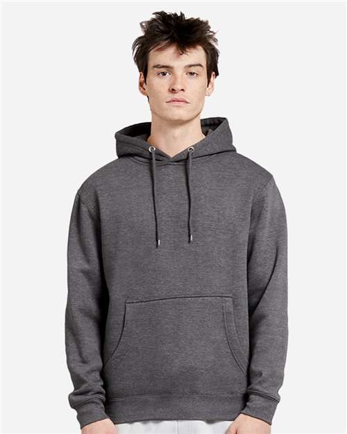 Lane Seven LS14001 Unisex Premium Hoodie Sweatshirt - Charcoal Heather - model front