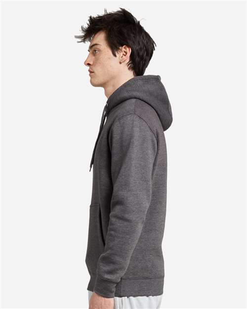 Lane Seven LS14001 Unisex Premium Hoodie Sweatshirt - Charcoal Heather - model side