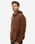 Lane Seven LS14001 Unisex Premium Hoodie Sweatshirt - Chestnut - model side