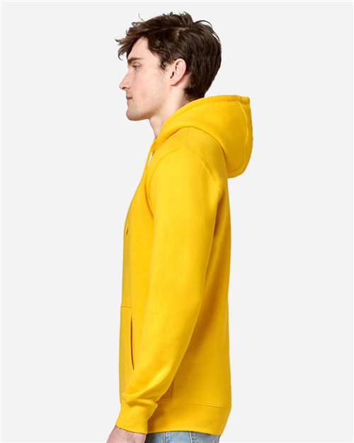 Lane Seven LS14001 Unisex Premium Hoodie Sweatshirt - Lemon - model side