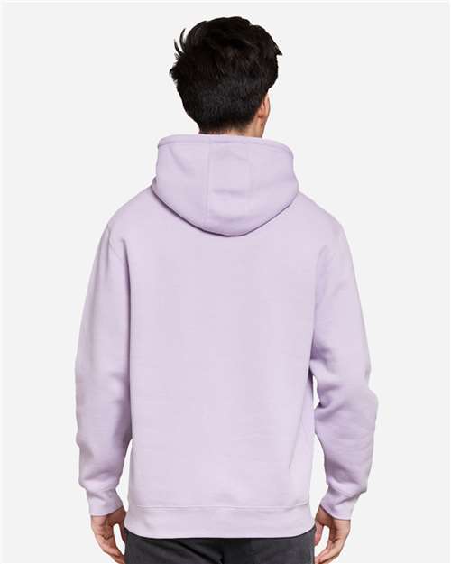 Lane Seven LS14001 Unisex Premium Hoodie Sweatshirt - Lilac - model back