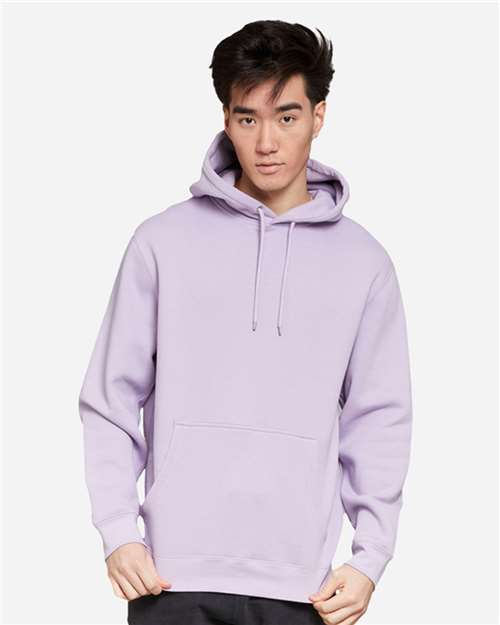 Lane Seven LS14001 Unisex Premium Hoodie Sweatshirt - Lilac - model front