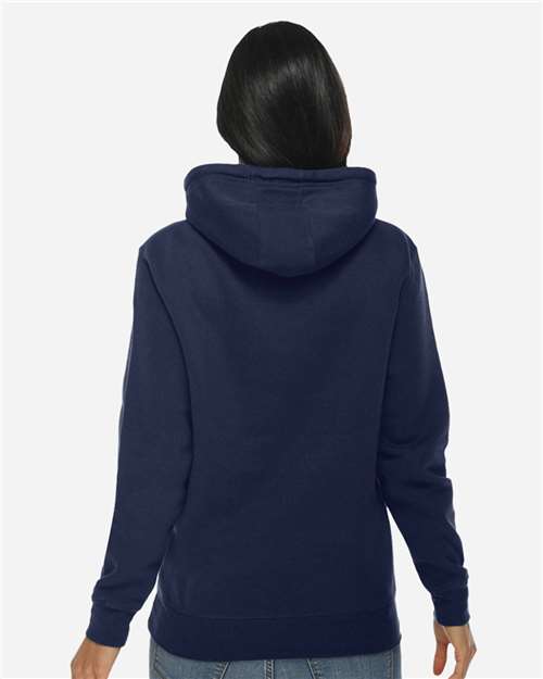Lane Seven LS14001 Unisex Premium Hoodie Sweatshirt - Navy - model back