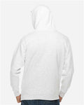Lane Seven LS14001 Unisex Premium Hoodie Sweatshirt - Oatmeal Heather - model back