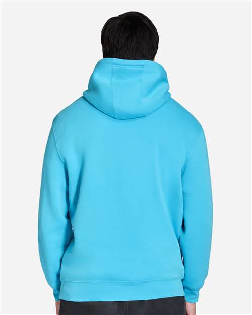 Lane Seven LS14001 Unisex Premium Hoodie Sweatshirt - Ocean Blue - model back