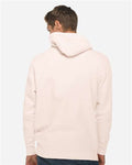 Lane Seven LS14001 Unisex Premium Hoodie Sweatshirt - Pale Pink - model back