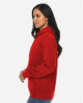 Lane Seven LS14001 Unisex Premium Hoodie Sweatshirt - Red - model side