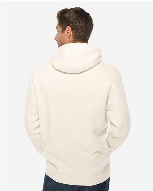 Lane Seven LS14001 Unisex Premium Hoodie Sweatshirt - Sand - model back