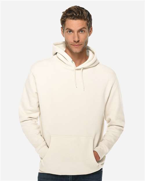 Lane Seven LS14001 Unisex Premium Hoodie Sweatshirt - Sand - model front