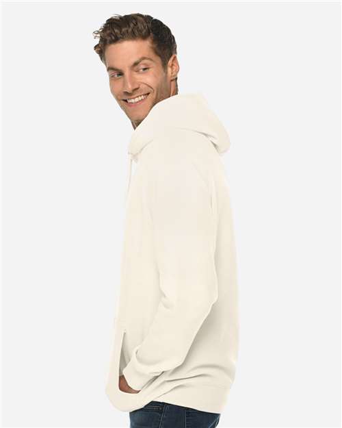 Lane Seven LS14001 Unisex Premium Hoodie Sweatshirt - Sand - model side