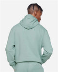 Lane Seven LS14001 Unisex Premium Hoodie Sweatshirt - Seafoam - model back