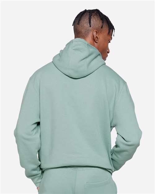 Lane Seven LS14001 Unisex Premium Hoodie Sweatshirt - Seafoam - model back