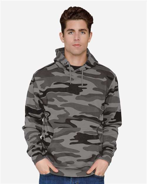 Lane Seven LS14001 Unisex Premium Hoodie Sweatshirt - Slate Camo - model front