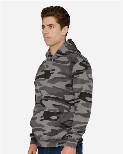 Lane Seven LS14001 Unisex Premium Hoodie Sweatshirt - Slate Camo - model side