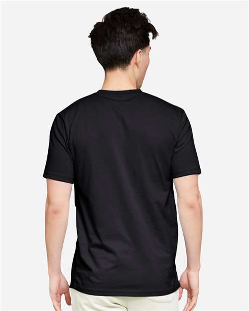 Lane Seven LS15001 Unisex Heavyweight Tee - Black - model back