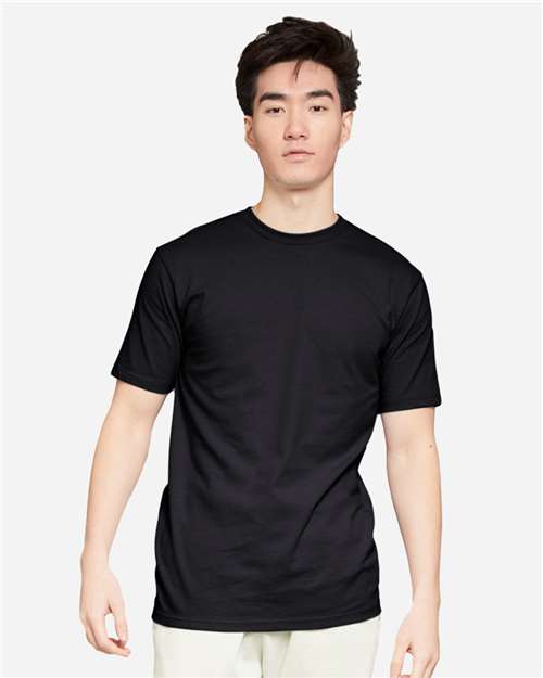 Lane Seven LS15001 Unisex Heavyweight Tee - Black - model front