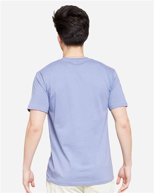 Lane Seven LS15001 Unisex Heavyweight Tee - Colony Blue - model back