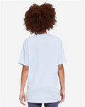 Lane Seven LS15001 Unisex Heavyweight Tee - Dusty Blue - model back