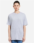 Lane Seven LS15001 Unisex Heavyweight Tee - Heather Grey - model front