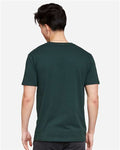 Lane Seven LS15001 Unisex Heavyweight Tee - Sport Green - model back