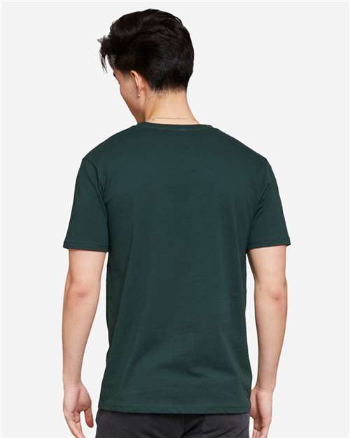 Lane Seven LS15001 Unisex Heavyweight Tee - Sport Green - model back