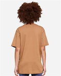 Lane Seven LS15001 Unisex Heavyweight Tee - Toasted Coconut - model back