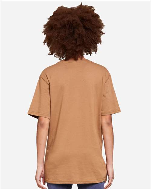 Lane Seven LS15001 Unisex Heavyweight Tee - Toasted Coconut - model back