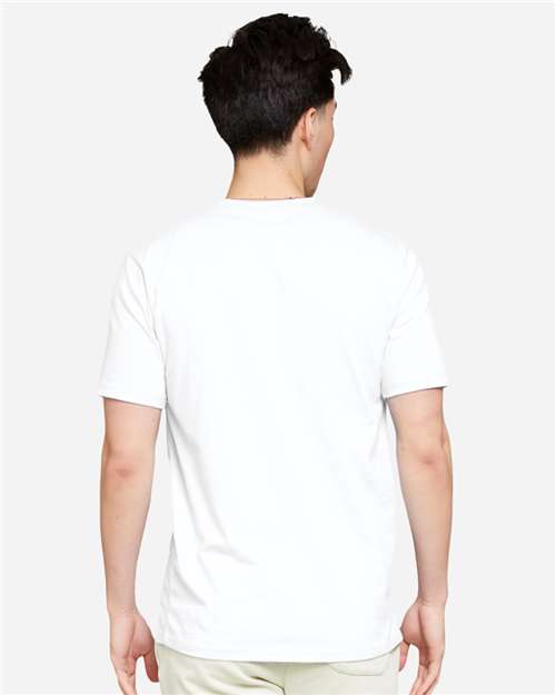 Lane Seven LS15001 Unisex Heavyweight Tee - White - model back
