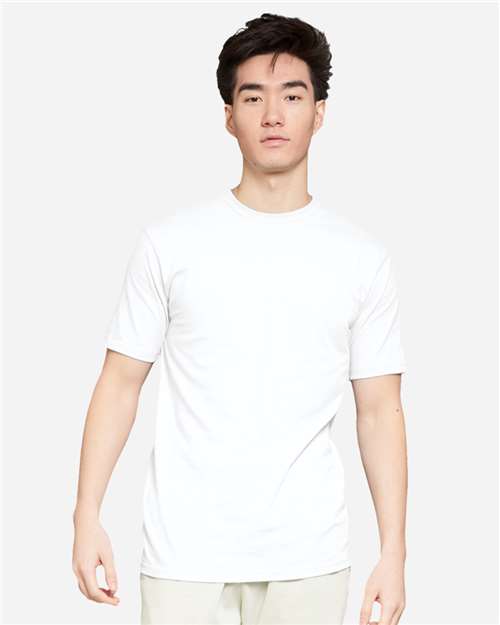 Lane Seven LS15001 Unisex Heavyweight Tee - White - model front