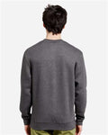 Lane Seven LS14004 Unisex Premium Crewneck Sweatshirt - Charcoal Heather - model back