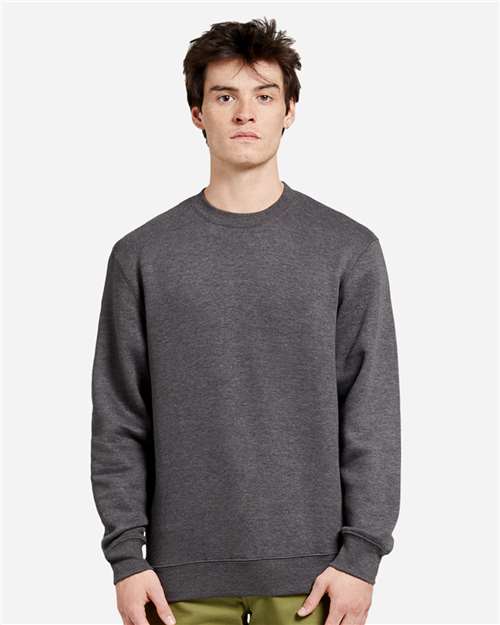 Lane Seven LS14004 Unisex Premium Crewneck Sweatshirt - Charcoal Heather - model front