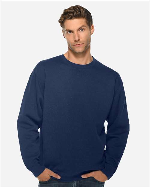 Lane Seven LS14004 Unisex Premium Crewneck Sweatshirt - Navy - model front
