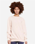 Lane Seven LS14004 Unisex Premium Crewneck Sweatshirt - Pale Pink - model front