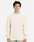 Lane Seven LS14004 Unisex Premium Crewneck Sweatshirt - Sandshell - model front