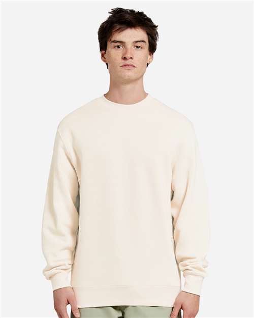 Lane Seven LS14004 Unisex Premium Crewneck Sweatshirt - Sandshell - model front