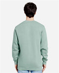 Lane Seven LS14004 Unisex Premium Crewneck Sweatshirt - Seafoam - model back